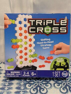 NEW Triple Cross The Head to Head Strategy Game - 3 In A Row TCG 2020